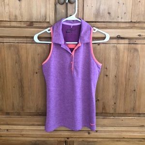 Nike golf dri-fit racerback top xs